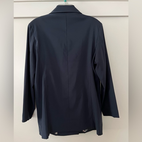 L.L. Bean Navy Blue Fully Lined Button Coat Size M - Picture 2 of 8